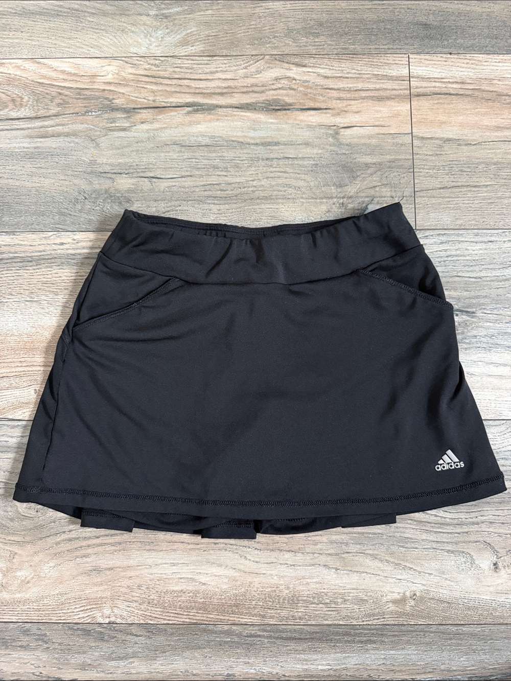 adidas Black Performance Tennis Skort with Logo